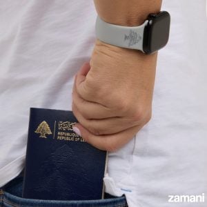 Person wearing Zamani Cedar watch band - lifestyle photo