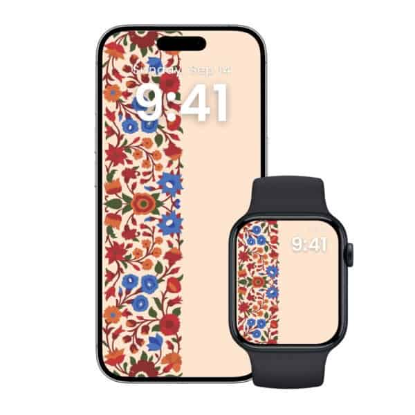 zamani heritage watch band - persian carpet