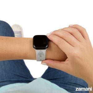 Person wearing Zamani Cedar watch band - lifestyle photo