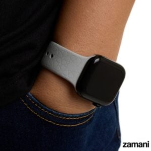 Person wearing Zamani Syrian Geometric Stars watch band - lifestyle photo