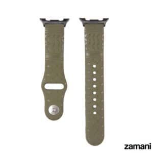 Adjustable green watch strap compatible with Zamanistore products.