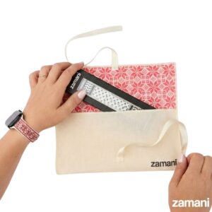 zamani heritage watch band - gift bag hands 2