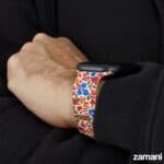 Persian Carpet watch band lifestyle shot, Persian rug design