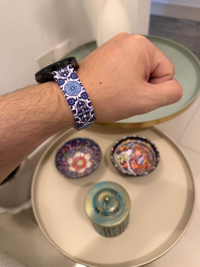 zamani heritage watch band - persian tiles male