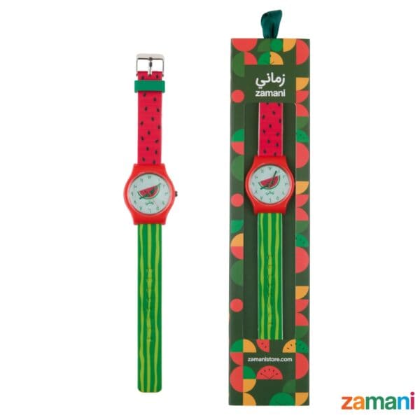 zamani heritage watch band - watermelon watch product 2