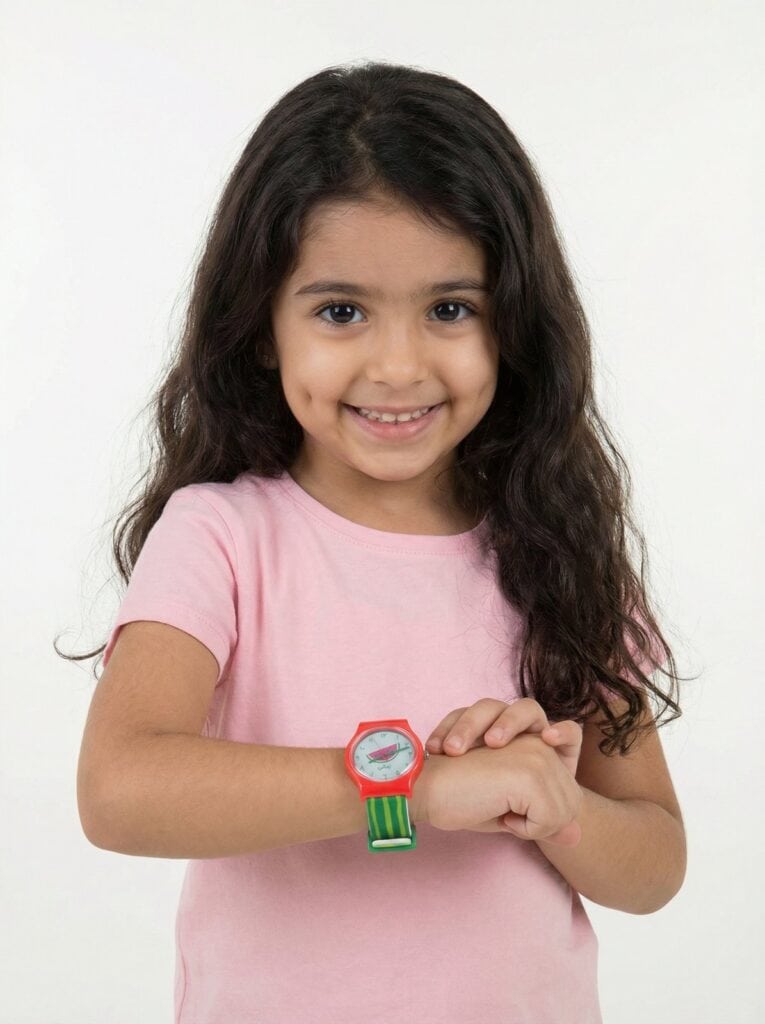 zamani heritage watch band - watermelon 128 girl