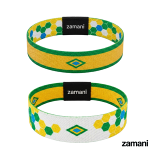 Brazil beautiful game wristband