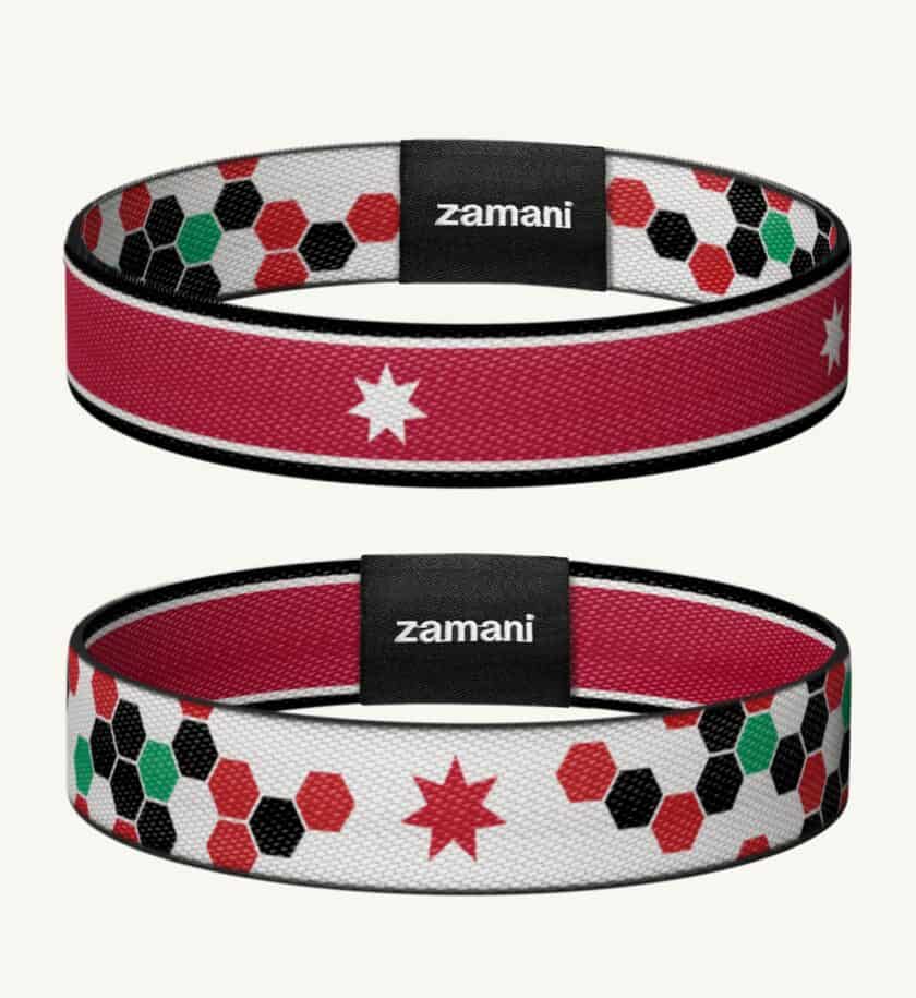 Reversible band, both sides