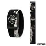 Dubai It Whoop band, black woven nylon printed with the Dubai coastline and Palm Jumeirah