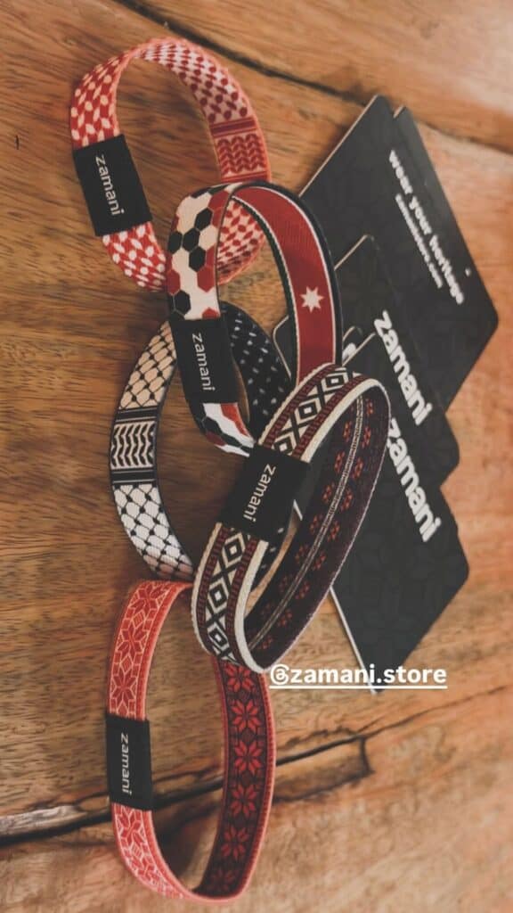 zamani heritage and football wristbands